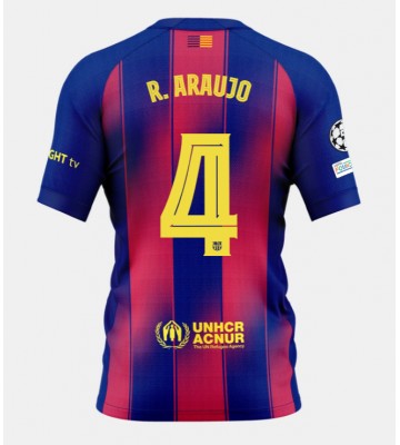Barcelona Ronald Araujo #4 Replika Hemmatröja 2025-26 Kortärmad